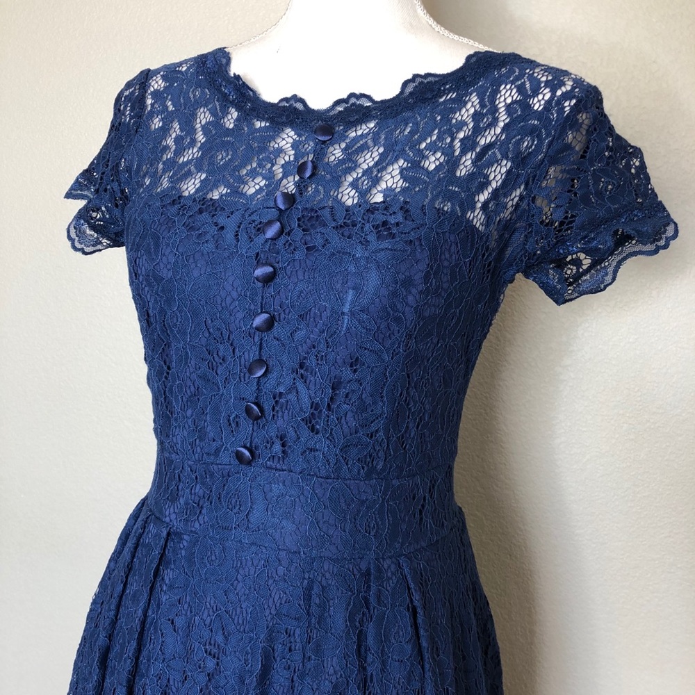 Lace Midi Dress - Picture 2 of 8